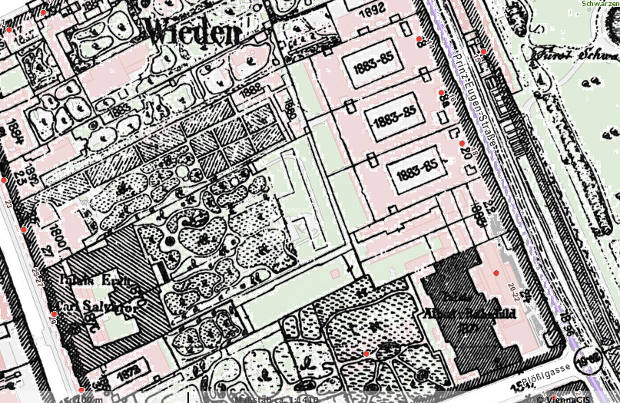 Generalstadtplan 1904-Palais Albert Rothschild