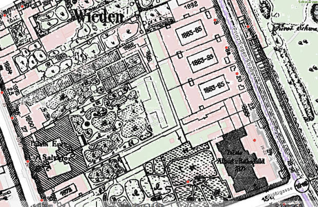 Generalstadtplan 1904-Palais Albert Rothschild