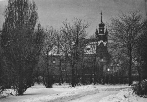 Die Villa Harnoncourt in einer Winternacht, Laufbergergasse 12 (1891)